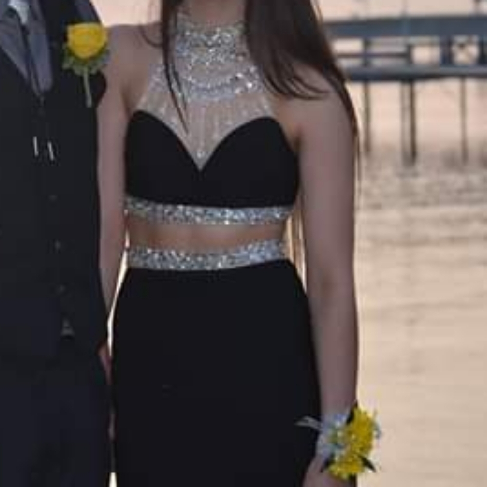 Floor length two piece